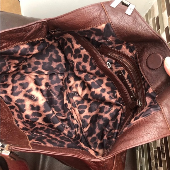 B Makowsky Large Brown Purse - Picture 5 of 11